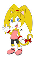 Mina the Kitten by SinnerTee - cub, girl, feline, kitten, female, sonic fan character, ca, mina the kitten