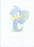 Marcus. by Reizinho - diaper, cub, male, sheet, cockatrice