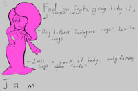 Jam by MonsterHeart - female, slime, slime girl