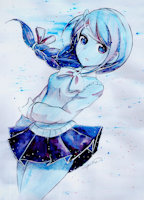 MY OWN CHARACTERS by EsbelleXD - drawings, traditional art, male/female, female/solo, animeart