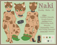 New older ref by HavokInTheSnow - male, reference sheet, canine
