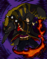89. Through the Flames I Come to You by Killerwolf1020 - female, wolf, werewolf, character sheet, vampire, human, dire wolf, bitten, once, werepyer