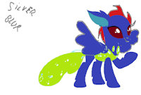 SilverEclypse Changeling OC by SilverBlur - male, original, character, changeling, ponysona