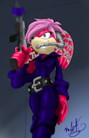 Lien-da (recolor ) by horseylove9 - female, animals, gun, weapon, sonic the hedgehog, echidna, lien-da, lien-da the echidna