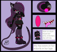 Princess Jamiena Rya Valor + reference sheet by HyperShadow92 - girl, female, succubus, sonic fan character, princess jamiena rya valor