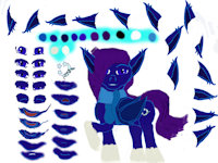 dia ref by ravark - female, mare, mlp:fim, pony oc, bat pony
