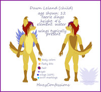 Dawn child referance by hazyconfessions - cub, female, dingo, reference, faerie