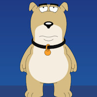 Family Guy Vinny reference sheet (traced from the original) by FurryTilde - dog, male, reference sheet, character sheet, family guy, inkscape, vinny, inkscape vector