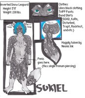 Sukiel Reference by NeonicInk - snow leopard, reference sheet, neonic, sukiel
