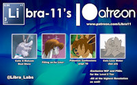 March 2018 Patreon Pack by Libra11 - girl, boy, woman, female, male, gay, man, pokemon, anime, guy, original, anthro, creature, digital, mask, suit, character, solo, lady, melting, goo, femboy, all, single, gal, disguise, digitalart, libra, libra11, patreon, animeart