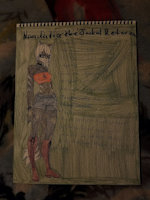 Nandalia the Jackal Reference by thelithianqueen - jackal, fan character, female solo
