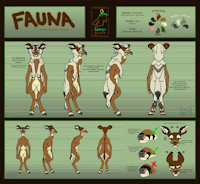 Fauna Reference Sheet (2017) by ClovenCraft - female, deer, digital, shaman, fantasy, oc, fursona, doe, witch, fauna, sfw, whitetail deer, mule deer, witchcraft, deer hybrid, digitaldrawings, digitalartwork, white-tailed deer, mixed deer