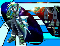 Stella Starlight - MOBIAN FORM by CaptRicoSakara - female, pony, unicorn, uniform, sonic the hedgehog, mobian, star trek, starlight, crossover, stella, my little pony: friendship is magic, star fleet, 29th century