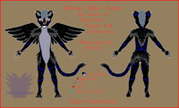 Mina child reference by hazyconfessions - cub, female, hybrid, tiger, raven