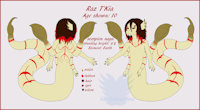 Raz child reference by hazyconfessions - cub, female, hybrid, naga, scorpion