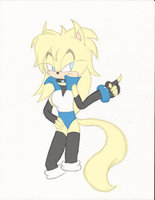 Say It Again... by MamaRobotnik - dog, female, wolf, hybrid, sonic oc