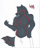 Iah De la Luna, The Warring moon by Rumble - wolf, male, moon, war, character sheet, the, in, line, prince, lands, tenth, elizaqwa, warring