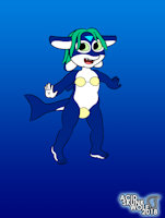 Marian the Orca by AcidSkunkWolf - cub, female, anthro, young, orca, anthropomorphic, htf, happy tree friends, killer whale, young girl