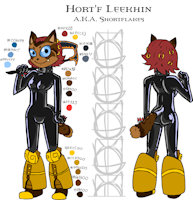 Shortflakes Ref by 10eleven - female, khajiit, elder scrolls, skyrim