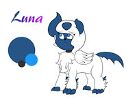 Luna the Mega Absol by PokeNerd2499 - female, pokemon, absol, mega absol