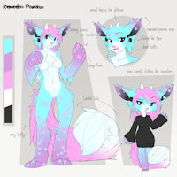 Leah The Kemeeko Panda by MizuRose - sex, panda, candy, fluffy, cotton, kemeeko, kemeeko panda, mizurose, kitty1317