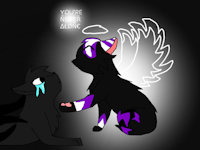 Does this give you hope? by CrazyCorbeau - dragon, cat, female, wolf, male, depression, hope