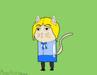 Rixah by XaneKudo - female, catgirl, original character, smol, xanekudo