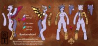 Refrence Sheet for Bumbershoot MLP by AnkhsPawAfterDark - female, steampunk, pony, mechanical, my little pony, mlp, undead