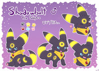 Teddybre Ref by Teddybre - male, pokemon, feral, umbreon, teddybre
