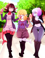 Aluza,corro and clover by Alizee