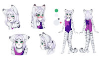 Emeral, Ket and Lyza Character Sheets by PSI
