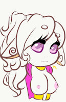Hi by Mayi - boobs, nude, sheep, sonic fan characters, nude ref, sheep girl, boobsbreasts, nudefemale