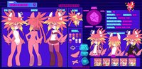 Ref Suzie by SquareHeart - fox, female, reference sheet, fennec fox, suzie, squareheart