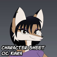 Character Sheet - Kiara Fox (Clean version) by foxyxxx - fox, character sheet, anthro, feral, vixen, transgender, vulpine, ref sheet, mtf, high heels