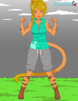 OC#33 - Samantha Cruz Mortimer by EngineGear - female, tiger