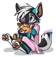 My cubby fursona  by LunaStarFire - diaper, cub, boy, cubs, diapers, leopard, and, sissy, cunny, arctic, plushy, nightie, nighty, fox), leox, (snow