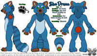 Blue Draem Character Sheet by bluedraem - cub, red panda, male
