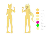 Saeta Stickerbrush Sunset by MozzlynArts - horse, character sheet, character profile, my character, furrylinette