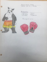 OC#55 - Bang Hung Long by EngineGear - male, panda, boxing
