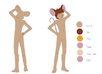 Daisuke Kishō Kennosuke by MozzlynArts - mouse, character sheet, character profile, my character, furrylinette
