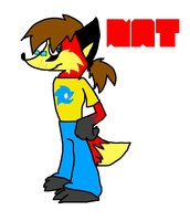 Nat by sonicgirlnat - fox, female, jeans, sonic, ponytail, specs