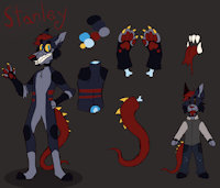 Stanley Ref by MiniatureLabyrinth - male, mixed species