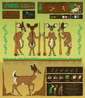 *Skyclad* Fauna (2019) by ClovenCraft - female, anthro, feral, deer, furry, fursona, doe, witch, nature, fauna, macabre, mule deer, witchcraft, digitalartwork, white-tailed deer, she/her, clovencraft