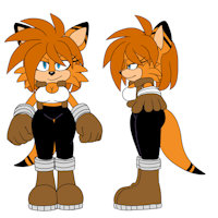 Rocket the Kangaroo by BounceZone - boobs, female, fit, kangaroo, athletic, sonic, tall, sonic fan character, fitness, sonic fan characters, big butt, firm, sonic oc, sonic fc, round butt, giant woman, bounce zone, rocket the kangaroo, firm butt