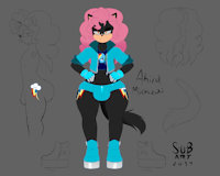 Akira Michizuki - Refsheet 2019 by TheAmariaShadow - wolf, male, hybrid, reference sheet, hedgehog, femboi, mammal, wide hips, mobian, my little pony: friendship is magic, brony, akira michizuki, mothernoroi, theamariashadow