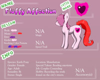 Fluffy Affection Reference by WetFox - female, reference sheet, oc, mlp:fim, fluffy affection