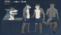 Naonao reference sheet - SFW by Naonao - wolf, male, bull, bulf