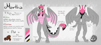 Martha's ref sheet 2015 (OUTDATED) by Nerscyra - pet, grey, spider, sheet, ref, dragoness, tarantula, likes, dislikes, cyra