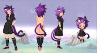 Commission Trixie by NennaBun - dragon, female, ball, character, sheet