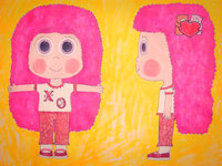 Dolly Melissa by MrRoseLizard - female, human, angel, little girl, character design